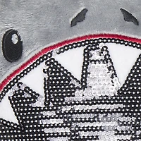 Jeté à capuchon pour enfant Requin, 76x127 cm