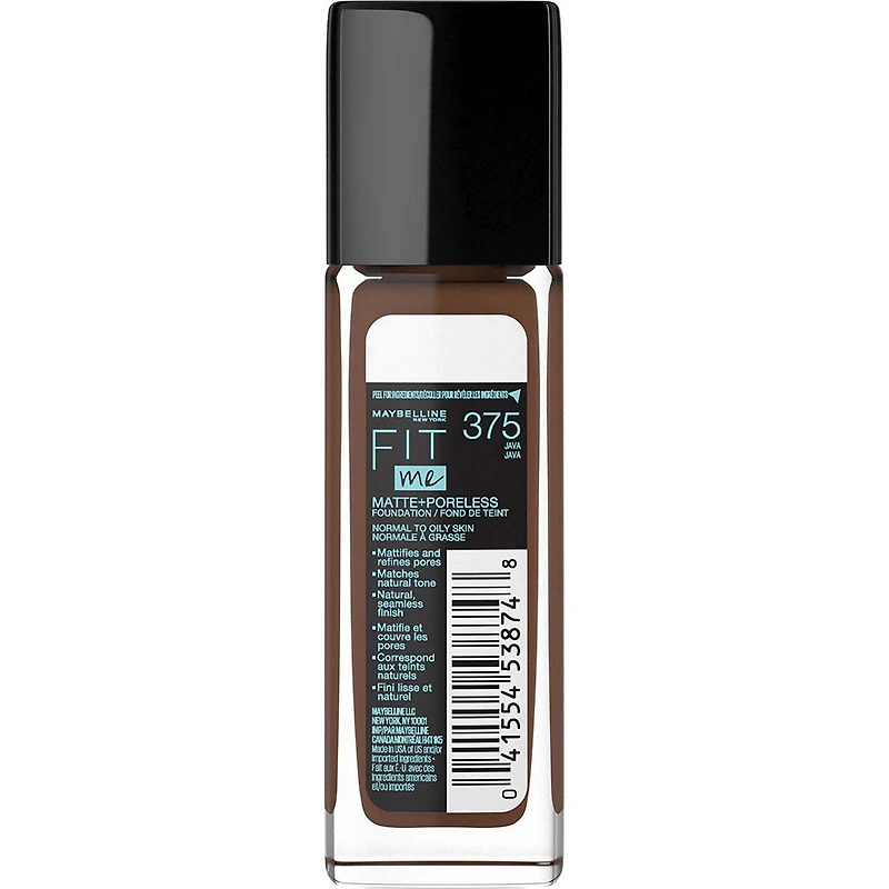 Fond de teint liquide Matte + Poreless Fit Me® Maybelline New York Fond de teint Matte + Poreless Fit Me