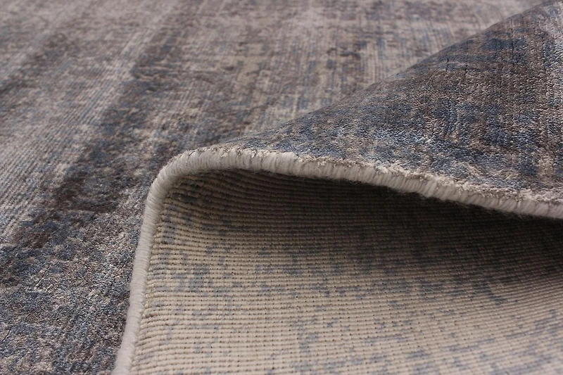 ECARPETGALLERY 5'6" x 7'10"  Transitional Galleria Hand-knotted Area Rug for Living Room, Dining Room and Bedroom in Grey