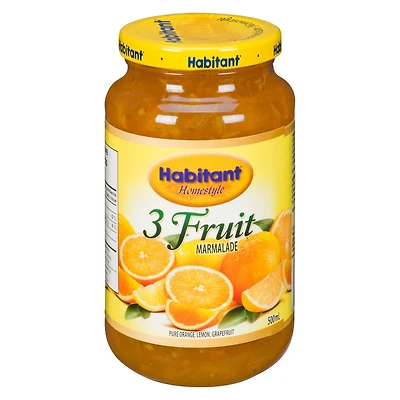 Marmelade aux Trois Fruit Pure Habitant