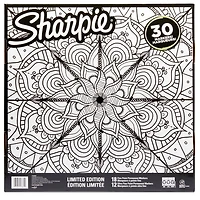 Sharpie Permanent Markers, Fine Point, Assorted Colors, 30-Count, Sharpie