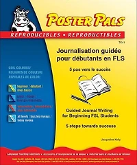 Poster Pals French (Fsl) Guided Journaling Classroom Reproducibles