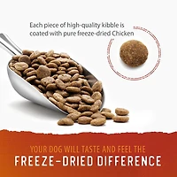 Caledon Farms Freeze-Dried Coated Chicken Recipe Premium Dry Dog Food 3.5kg, Freeze-Dried Coated Kibble Chicken