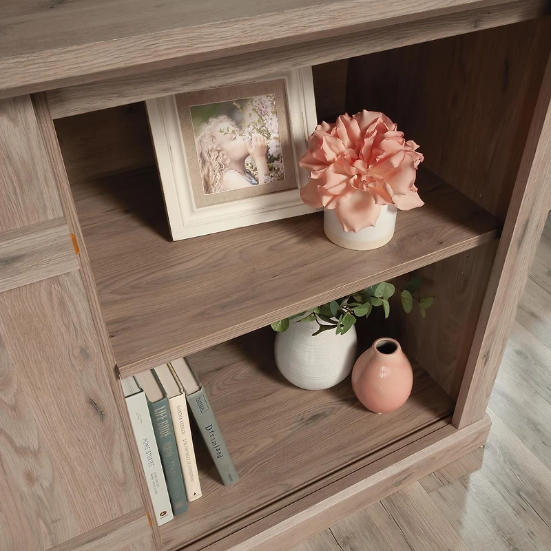 Sauder La Collection Misc Entertainment Crédence, Finition Laurel Oak, 434954