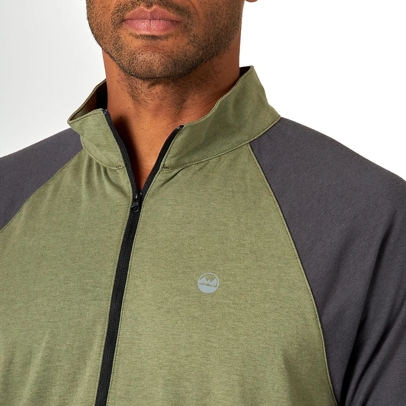 Wrangler Men's Outdoor Half Zip Pullover