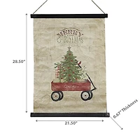 Crinkle Paper Wall Hanger Merry Christmas