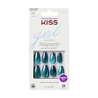 KISS Gel Fantasy Magnetic - Faux ongles - Caméléon - Cercueil - Moyen - 28 pièces KISS Gel Fantasy Magnetic
