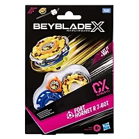 Beyblade X Starter Pack Fort Hornet R 7-60T CX, toupie et lanceur