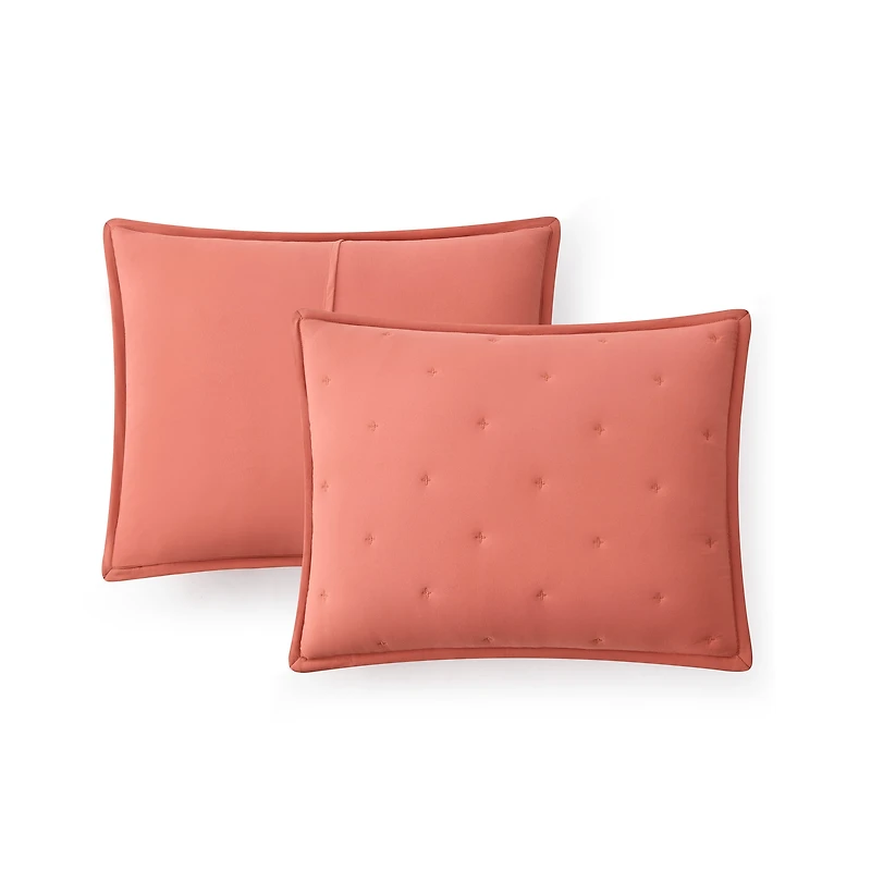 Mainstays 2-Piece Comforter Set, Terracotta Dream, Twin, Twin