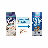 Silk Almond Milk Alternative, Unsweetened Vanilla, Dairy Free, 1.89 L