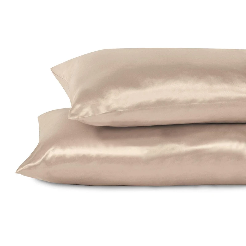 Taie d'oreiller en satin (Ensemble de 2)
