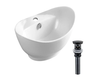 DROP Bath and Kitchen DR091359 Bathroom Vessel Sink Set