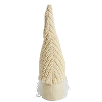 Gnome à chapeau crème Way To Celebrate, 8 po