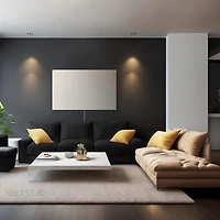 Panneau chauffant infrarouge mural de 900 watts sans cadre de Wexstar . Conforme à la certification UL/CSA.