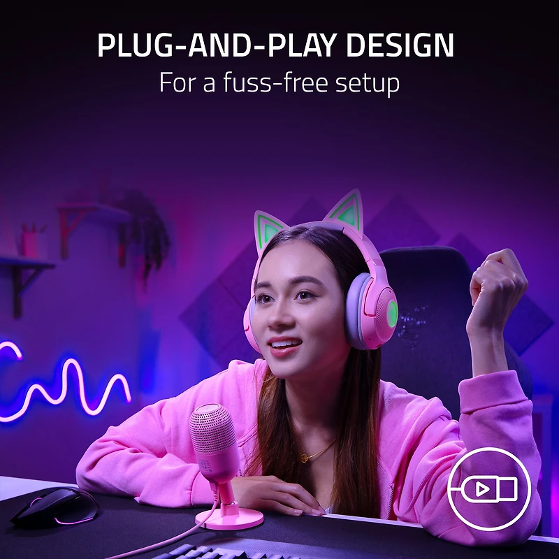 Razer Seiren V3 Mini - Quartz (PC)