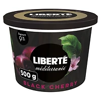 Liberté Méditerranée 9% Yogurt, Black Cherry, 500 g