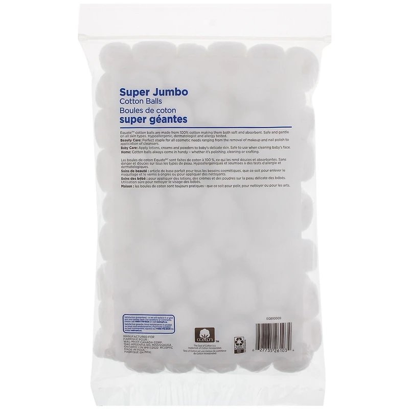 Boules de coton super géantes Equate