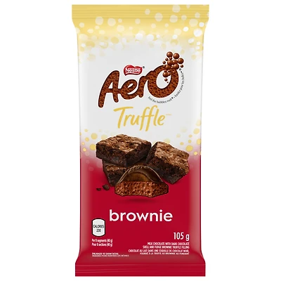 NESTLÉ AERO TRUFFLE Brownie 105 g Bar, AERO TR BRWN 15X105G