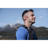 Shokz - OpenRun, CASQUE DE SPORT A CONDUCTION OSSEUSE, rouge
