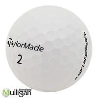 Mulligan - 12 balles de golf récupérées Taylormade Soft Response 5A Pristine, blanc