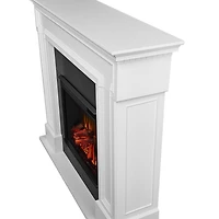 Thayer 55" Electric Fireplace in White