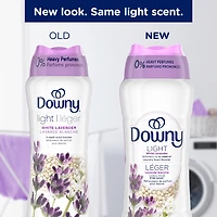 Downy Light Laundry Scent Booster Beads for Washer, White Lavender Scent, with No Heavy Perfumes