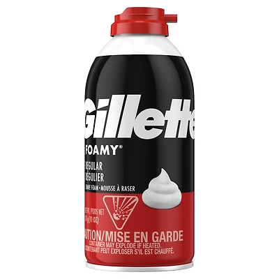 Gillette Foamy Regular Shaving Foam, 311 g