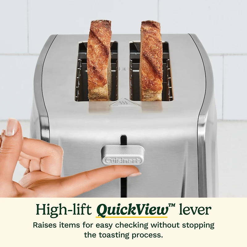 Cuisinart 2-Slice XL Slot Stainless Steel Toaster, CPT-1600C