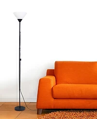Simple Designs 1 Light Stick Torchiere Floor Lamp