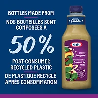 Kraft Creamy Poppyseed Salad Dressing, 425 mL Bottle, KR CREAMY POPPYSEED DRE 425