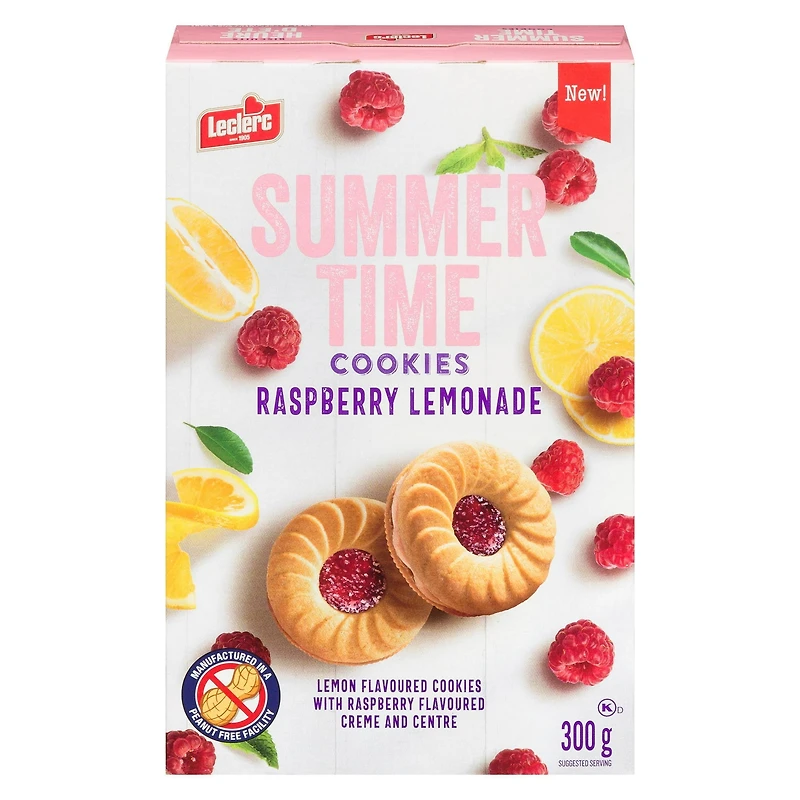Leclerc Summer Time Raspberry Lemonade Cookies