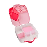 b.box - Boîte à déjeuner de style Bento à 5 compartiments pour enfants, tout-petits, enfants, récipient de stockage des aliments sans BPA avec sac isotherme, boîte alimentaire à emporter avec poignées