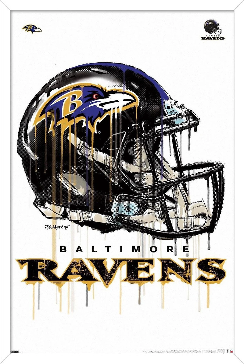 NFL Baltimore Ravens - Casque anti-goutte 20