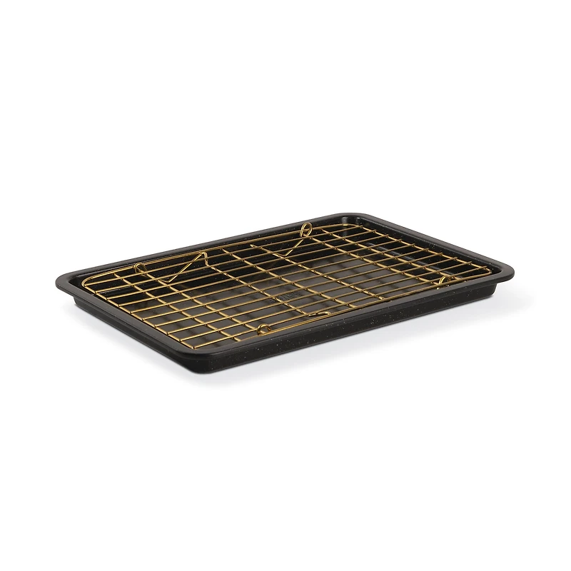 Batterie de cuisine en aluminium 32 pièces Thyme & Table - Noir