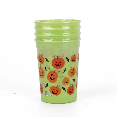 4PK TUMBLERS-PUMPKIN