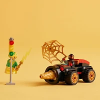 LEGO Marvel Drill Spinner Vehicle, Miles "Spin" Morales Car with 2 Minifigures, Marvel Toy from Disney+ TV Series Spidey and His Amazing Friends, Gift for Kids, Spider-Man Toy for 4-6 Year Olds, 10792, Includes 58 Pieces, Ages 4+