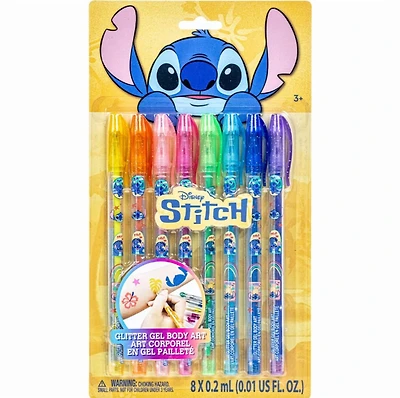 Stitch 8pk Glitter Body Art Set