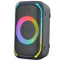 Haut-parleur de fête sans fil Bluetooth avec éclairage multicolore à DEL onn. 20 Heures de lecture
