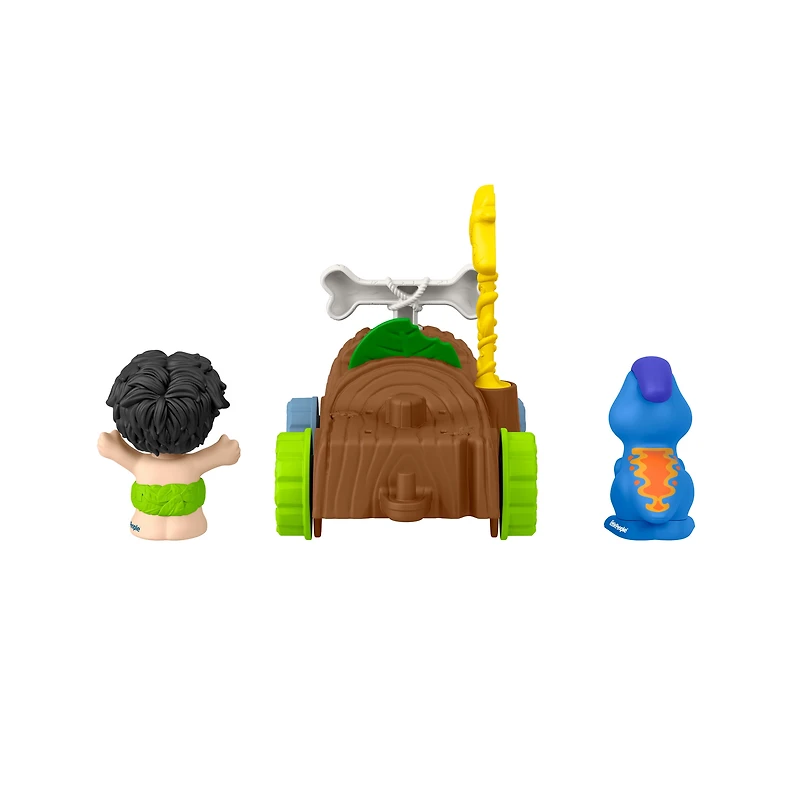 Fisher-Price Little People Dinosaur Parade Log Car & Figure Set Toddler Toy, 3 Pieces - Walmart Exclusive