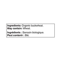 Sarrasin biologique Great Value