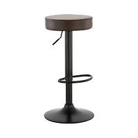 Hunter Brown Stool With Black Base (Set of 2)