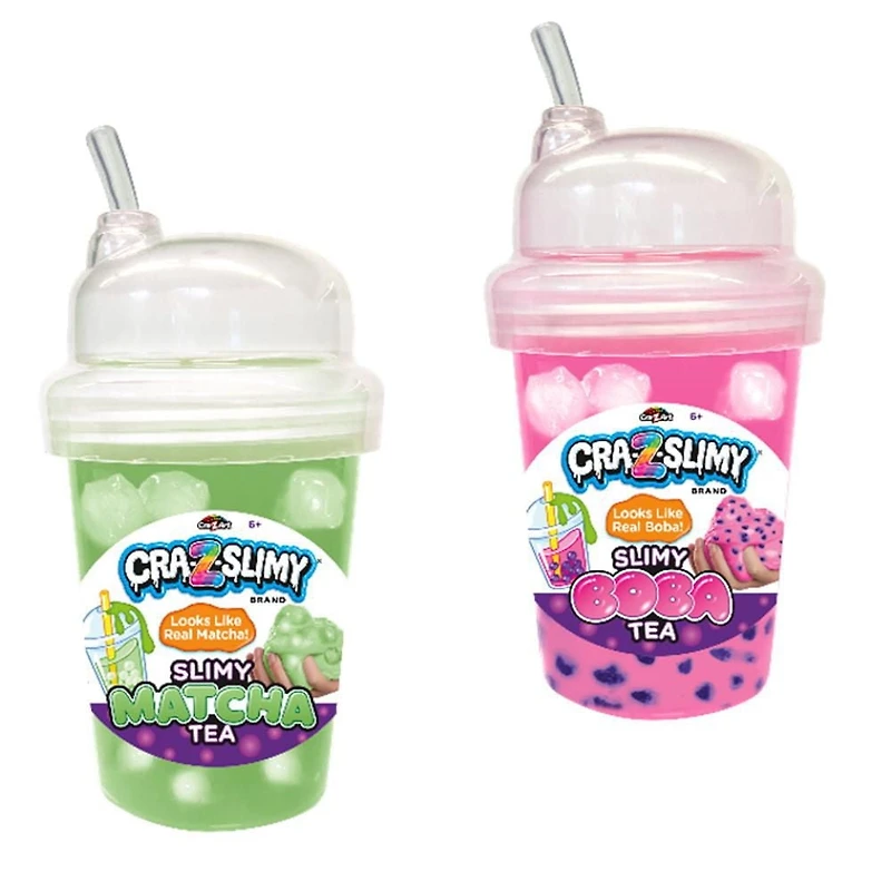 Cra-Z-Art, Cra-Z-Slimy Tea, Matcha Tea Slime, Scented Sensory Slime for Kids
