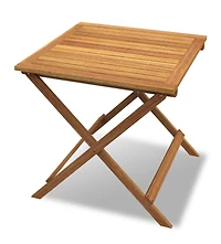 Table de bistrot pliante en acacia Sydne