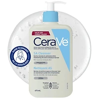 CeraVe Nettoyant SA, Gel Exfoliant à l'Acide Salicylique avec Vitamine D et Céramides pour Peau Rugueuse, 473 ml