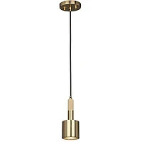 Rhoswen 1 Light Pendant - Aged Brass - Frosted Diffuser