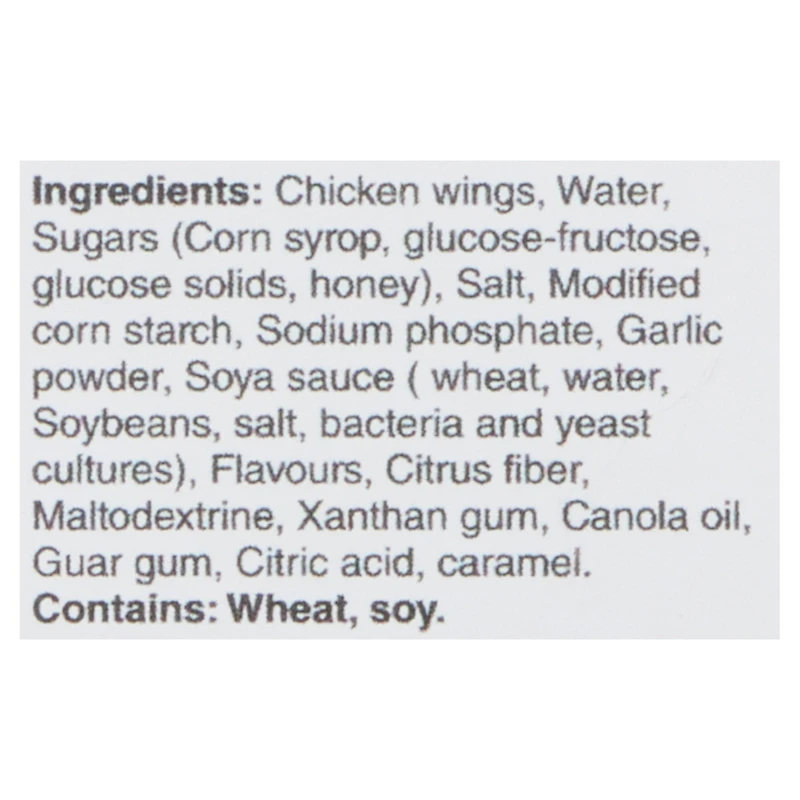 Ailes de poulet saveur miel et ail Flamingo