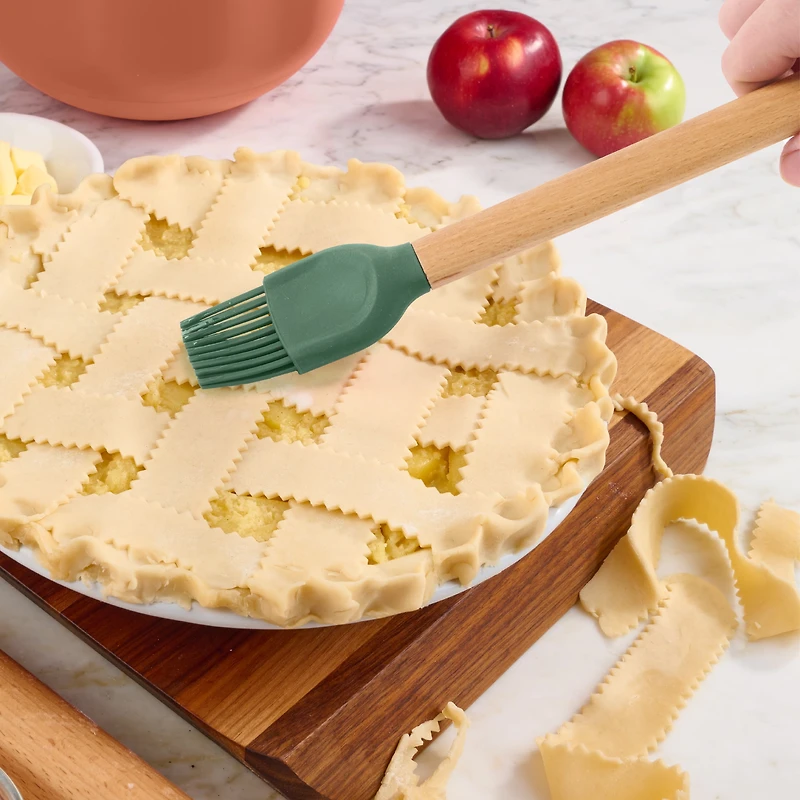 Way-to-Celebrate Silicone Kitchen Basting Brush, Green, WAY-TO-CEL PL SILICONE BRUSH