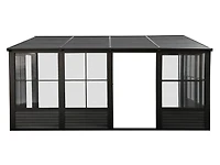 Gazebo Penguin Florence Add-A-Room 10 ft. x 16 ft. in Black