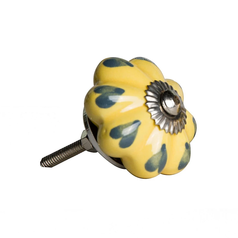 KNOB-IT POIGNÉES PEINTE À LA MAIN EN CÉRAMIQUE (12 pqt) K3991