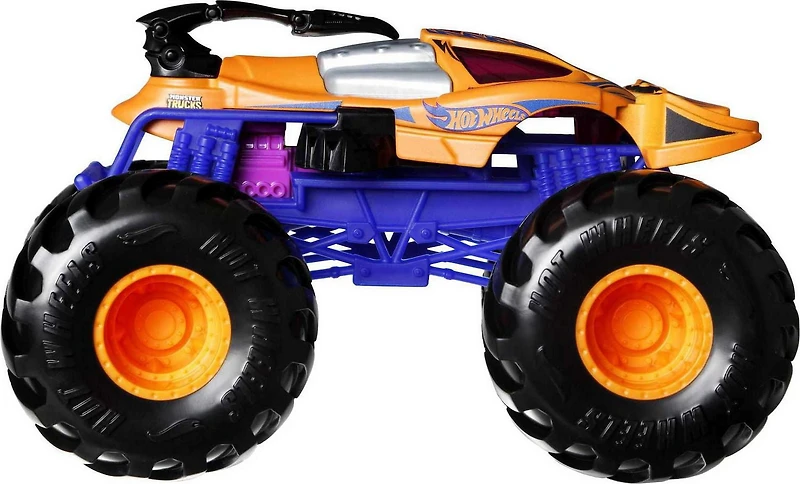 Hot Wheels Monster Trucks véhicule Scorpedo en métal moulé, 1:24